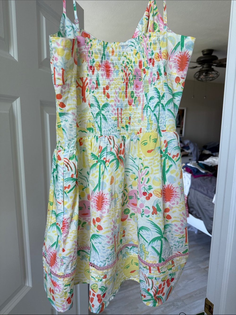 Roller Rabbit Target. Multicolor Tropical Print Sundress - Picture 5 of 6